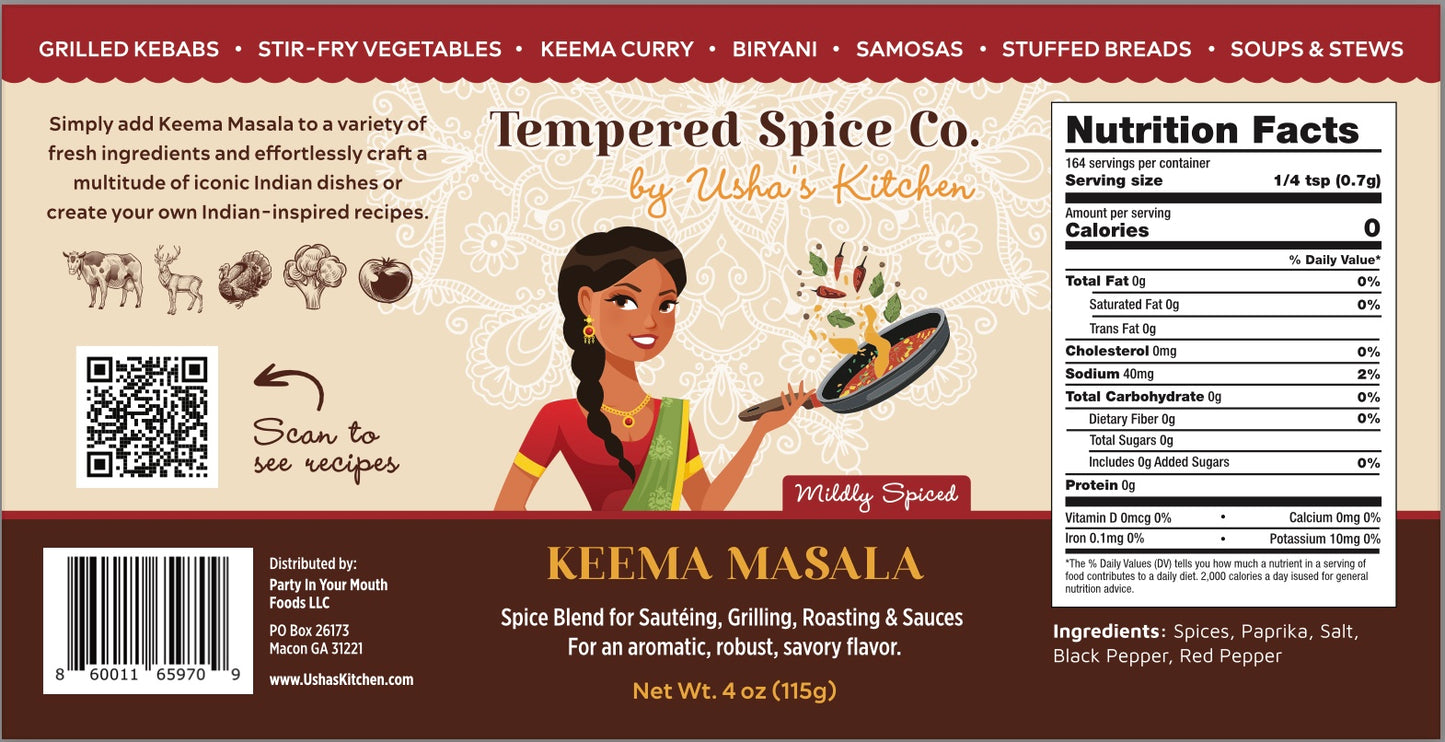 Keema Masala Spice Blend 4.0 oz