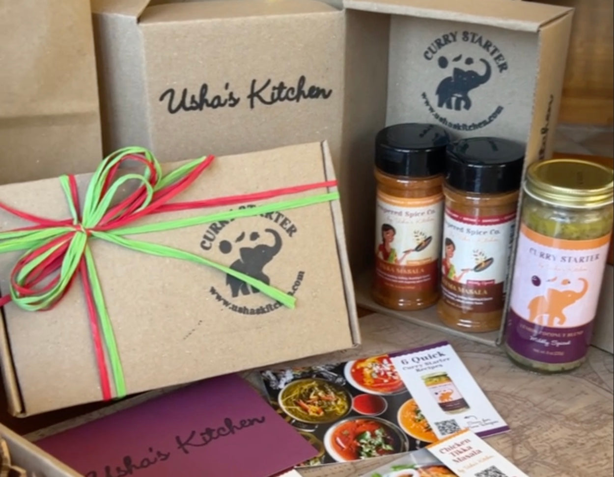 Curry Starter & Tempered Spice SAMPLER GIFT BOX SET - FREE Shipping